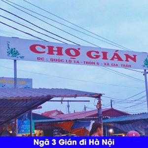 Limousine Ngã 3 Gián đi Hà Nội